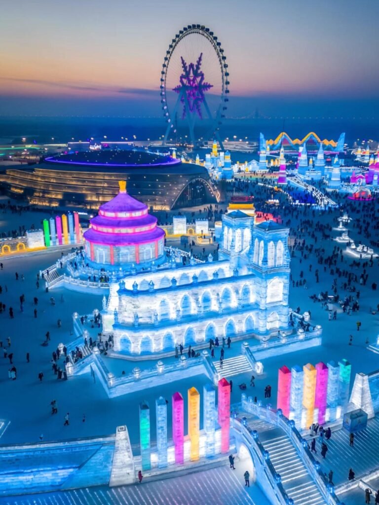 哈尔滨冰雪大世界终于开园啦‼️真的超震撼_1_旅行定制师-晚晚_来自小红书网页版