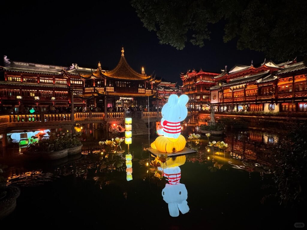 📍上海城隍庙九曲桥夜景